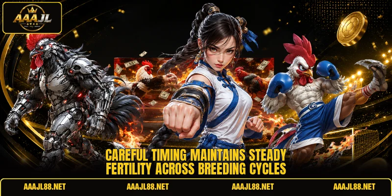 Careful timing maintains steady fertility across breeding cycles