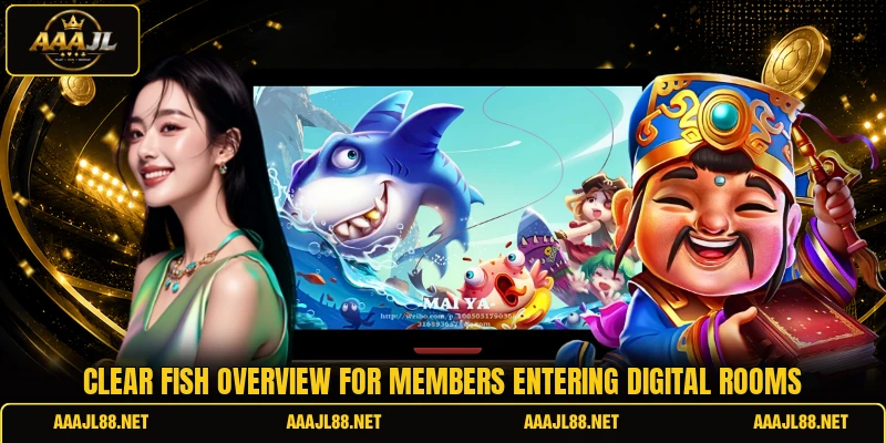Clear Fish overview for members entering digital rooms