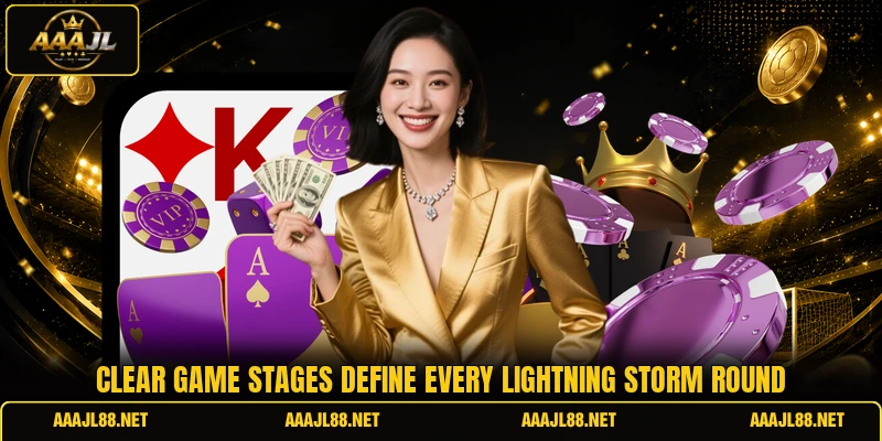 Clear game stages define every Lightning Storm round