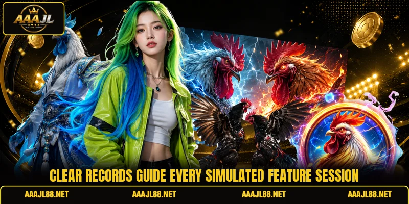 Clear records guide every simulated feature session