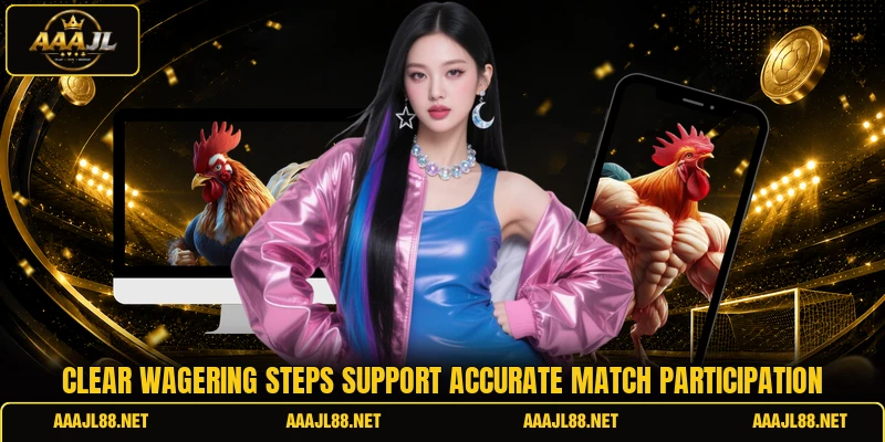 Clear wagering steps support accurate match participation