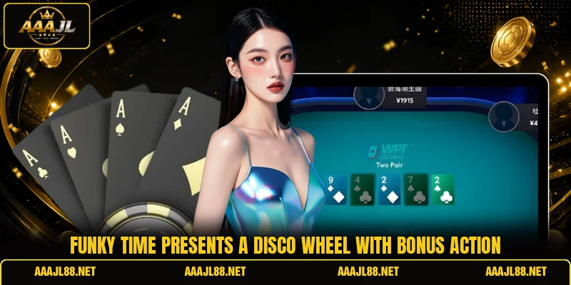 Funky Time presents a disco wheel with bonus action