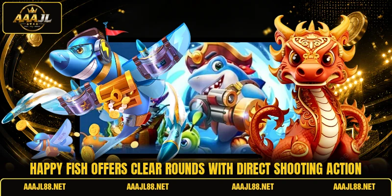Happy Fish offers clear rounds with direct shooting action