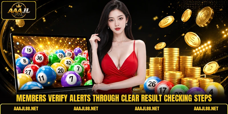 Members verify alerts through clear result checking steps