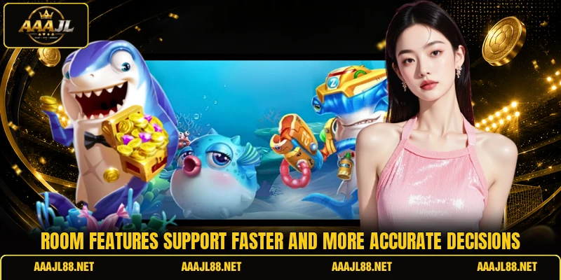 Room features support faster and more accurate decisions