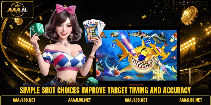 Simple shot choices improve target timing and accuracy